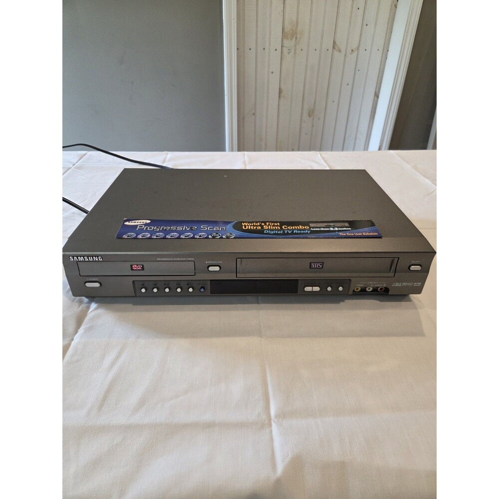 Samsung V3650 Progressive  Combo  DVD-VCR Player  VHS  working DVD not Working